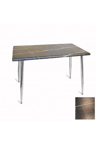 Manolya Mutfak Masası 80x120 Kromnikel (Werzalit, Wermodin ve Allzalit Tabla)