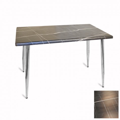 Manolya Mutfak Masası 80x120 Kromnikel (Werzalit, Wermodin ve Allzalit Tabla)