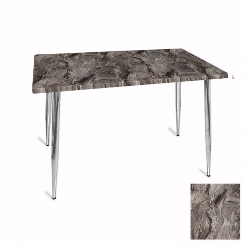 Manolya Mutfak Masası 80x120 Kromnikel (Werzalit, Wermodin ve Allzalit Tabla)