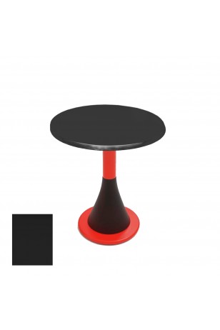 Napoli Yuvarlak Masa  Çap 80cm - (Werzalit, Wermodin ve Allzalit Tabla) - Kırmızı