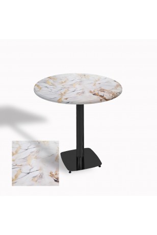 Tokyo Yuvarlak Masa (ESB) Çap 90cm - (Werzalit, Wermodin ve Allzalit Tabla)