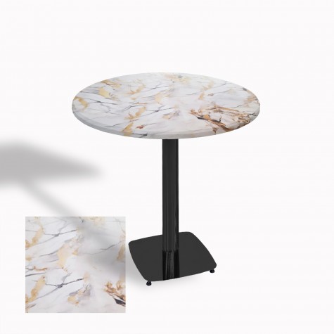 Tokyo Yuvarlak Masa (ESB) Çap 90cm - (Werzalit, Wermodin ve Allzalit Tabla)