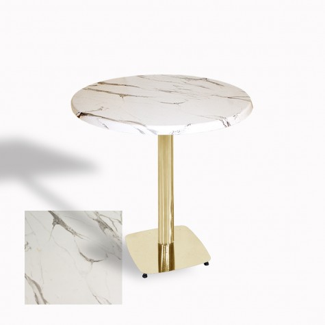 Tokyo Werzalit Yuvarlak Masa 90 cm (Gold)