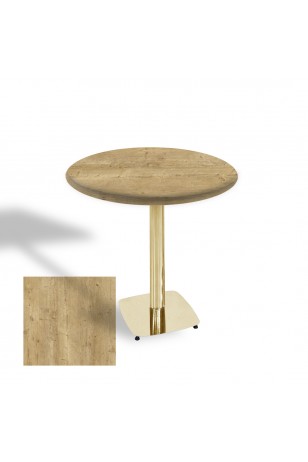 Tokyo Werzalit Yuvarlak Masa 90 cm (Gold)