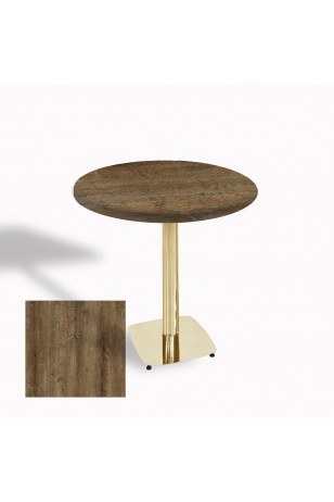 Tokyo Werzalit Yuvarlak Masa 90 cm (Gold)