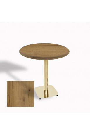 Tokyo Werzalit Yuvarlak Masa 90 cm (Gold)