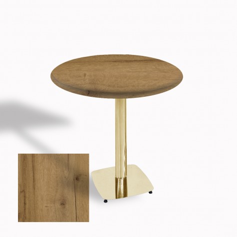 Tokyo Werzalit Yuvarlak Masa 90 cm (Gold)