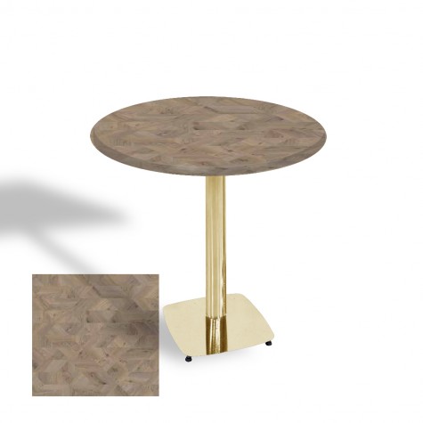 Tokyo Werzalit Yuvarlak Masa 90 cm (Gold)