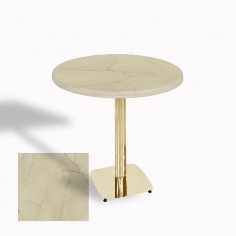 Tokyo Werzalit Yuvarlak Masa 90 cm (Gold)
