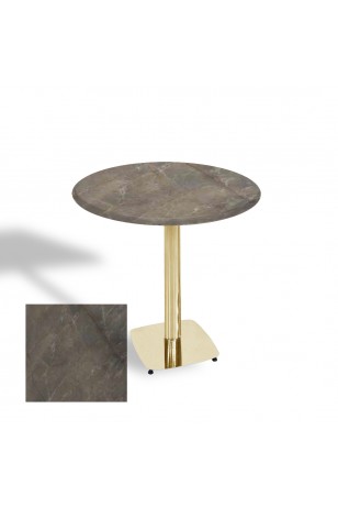 Tokyo Werzalit Yuvarlak Masa 90 cm (Gold)
