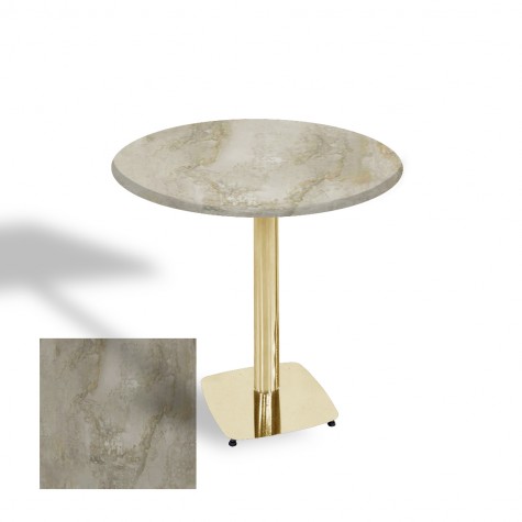Tokyo Werzalit Yuvarlak Masa 90 cm (Gold)