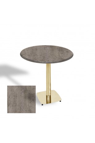 Tokyo Werzalit Yuvarlak Masa 90 cm (Gold)