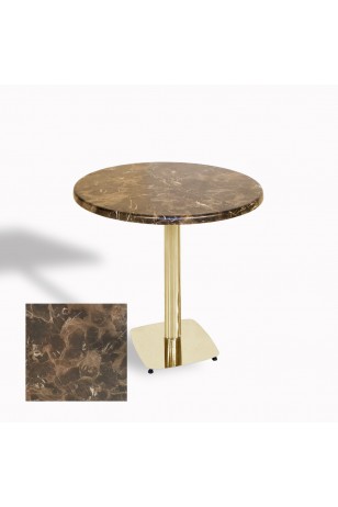 Tokyo Werzalit Yuvarlak Masa 90 cm (Gold)