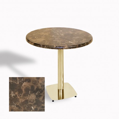 Tokyo Werzalit Yuvarlak Masa 90 cm (Gold)