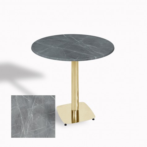 Tokyo Werzalit Yuvarlak Masa 90 cm (Gold)