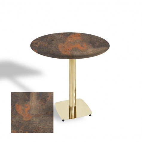 Tokyo Werzalit Yuvarlak Masa 90 cm (Gold)