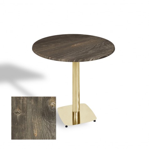 Tokyo Werzalit Yuvarlak Masa 90 cm (Gold)