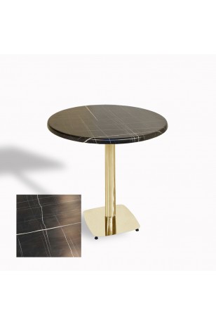 Tokyo Werzalit Yuvarlak Masa 90 cm (Gold)