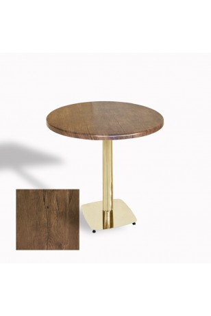 Tokyo Werzalit Yuvarlak Masa 90 cm (Gold)