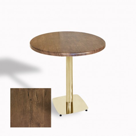 Tokyo Werzalit Yuvarlak Masa 90 cm (Gold)
