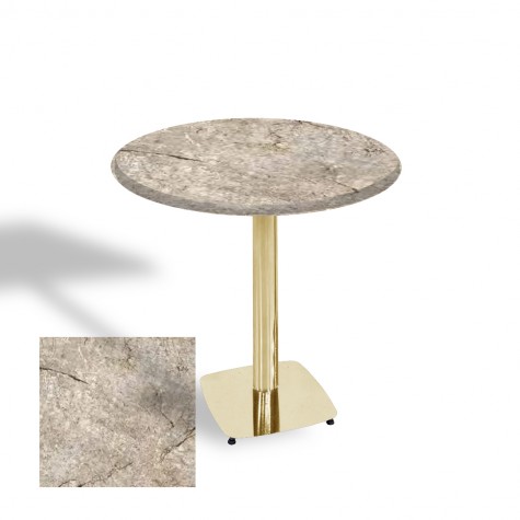 Tokyo Werzalit Yuvarlak Masa 90 cm (Gold)