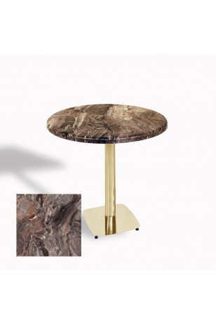 Tokyo Werzalit Yuvarlak Masa 90 cm (Gold)