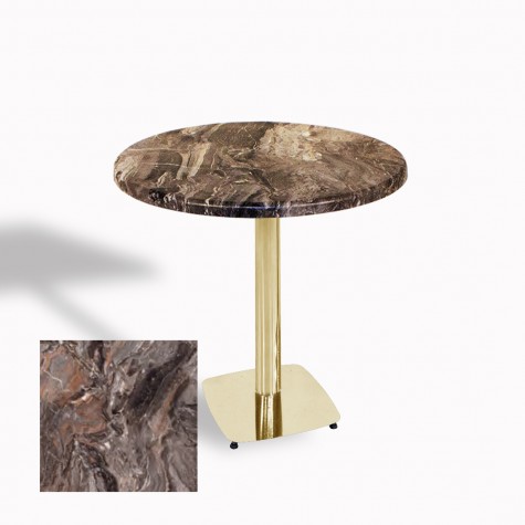 Tokyo Werzalit Yuvarlak Masa 90 cm (Gold)