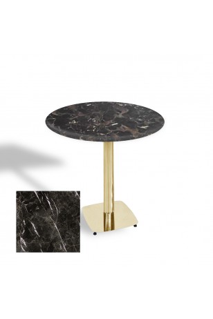 Tokyo Werzalit Yuvarlak Masa 90 cm (Gold)