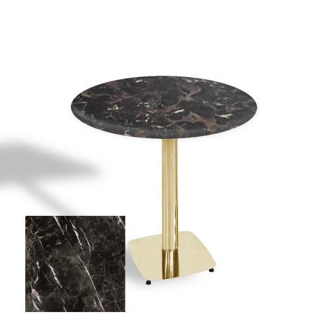 Tokyo Werzalit Yuvarlak Masa 90 cm (Gold)