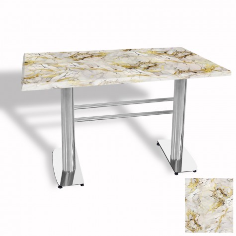 Tokyo Masa Kromnikel (Werzalit, Allzalit yada Wermodin Tabla 80x120)