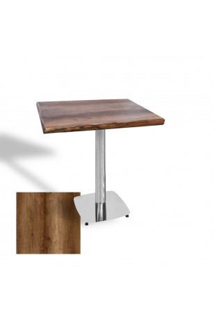 Tokyo Masif Kenar Laminat Kare Masa 70x70 (Kromnikel)