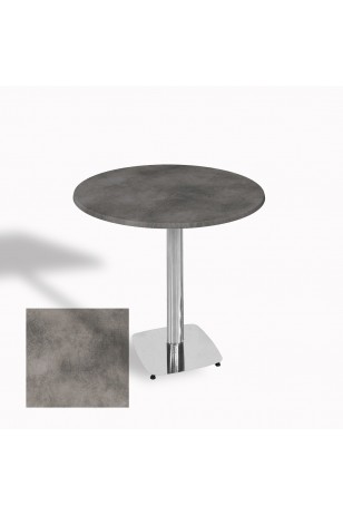 Tokyo Werzalit Yuvarlak Masa 70 cm (Kromnikel)