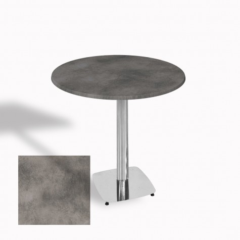 Tokyo Werzalit Yuvarlak Masa 70 cm (Kromnikel)