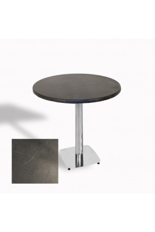 Tokyo Werzalit Yuvarlak Masa 70 cm (Kromnikel)