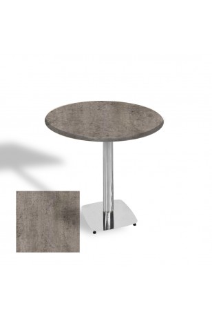 Tokyo Werzalit Yuvarlak Masa 90 cm (Kromnikel)