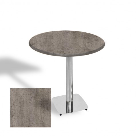 Tokyo Werzalit Yuvarlak Masa 90 cm (Kromnikel)