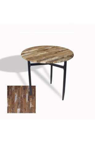 Venedik Masa Yuvarlak Çap 80 ESB (Werzalit, Wermodin veya Allzalit Tabla)