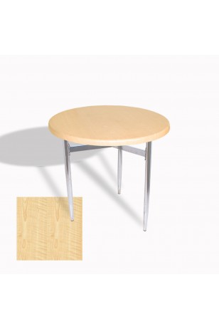 Venedik Masa Yuvarlak Çap 70 Kromnikel (Werzalit, Wermodin veya Allzalit Tabla)