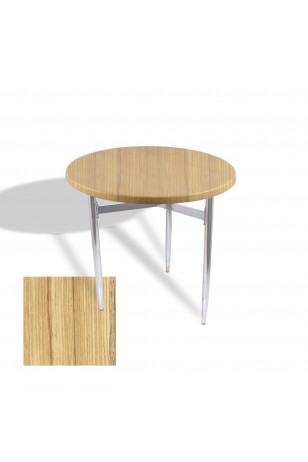 Venedik Masa Yuvarlak Çap 70 Kromnikel (Werzalit, Wermodin veya Allzalit Tabla)