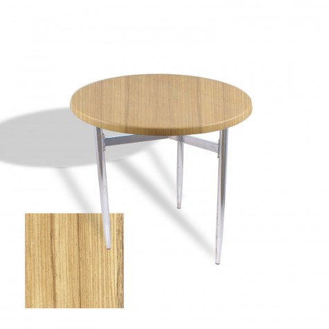 Venedik Masa Yuvarlak Çap 70 Kromnikel (Werzalit, Wermodin veya Allzalit Tabla)