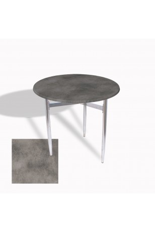 Venedik Masa Yuvarlak Çap 70 Kromnikel (Werzalit, Wermodin veya Allzalit Tabla)