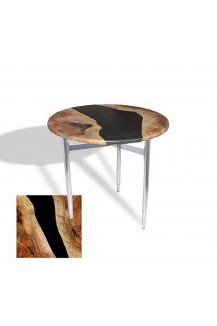 Venedik Masa Yuvarlak Çap 70 Kromnikel (Werzalit, Wermodin veya Allzalit Tabla)