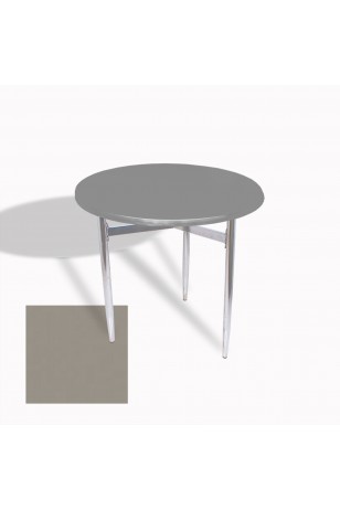 Venedik Masa Yuvarlak Çap 80 kromnikel (Werzalit, Wermodin veya Allzalit Tabla)