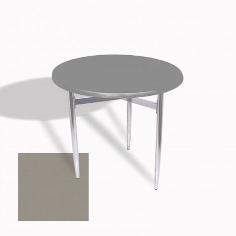 Venedik Masa Yuvarlak Çap 80 kromnikel (Werzalit, Wermodin veya Allzalit Tabla)