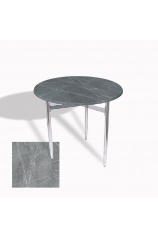 Venedik Masa Yuvarlak Çap 70 Kromnikel (Werzalit, Wermodin veya Allzalit Tabla)