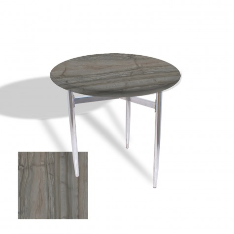 Venedik Masa Yuvarlak Çap 70 Kromnikel (Werzalit, Wermodin veya Allzalit Tabla)