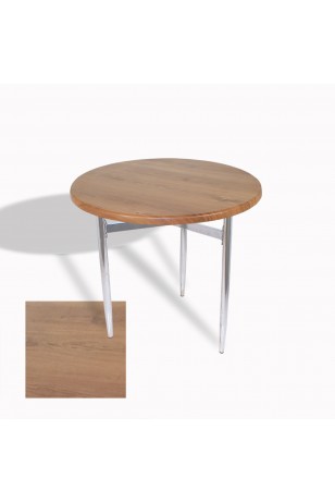 Venedik Masa Yuvarlak Çap 70 Kromnikel (Werzalit, Wermodin veya Allzalit Tabla)