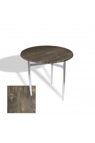 Venedik Masa Yuvarlak Çap 70 Kromnikel (Werzalit, Wermodin veya Allzalit Tabla)