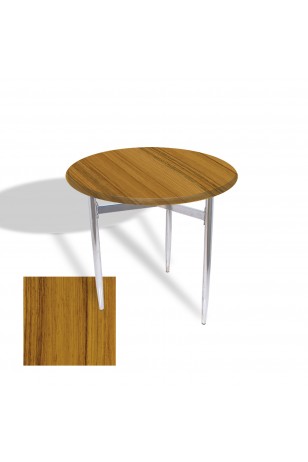 Venedik Masa Yuvarlak Çap 70 Kromnikel (Werzalit, Wermodin veya Allzalit Tabla)