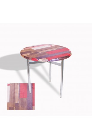 Venedik Masa Yuvarlak Çap 70 Kromnikel (Werzalit, Wermodin veya Allzalit Tabla)